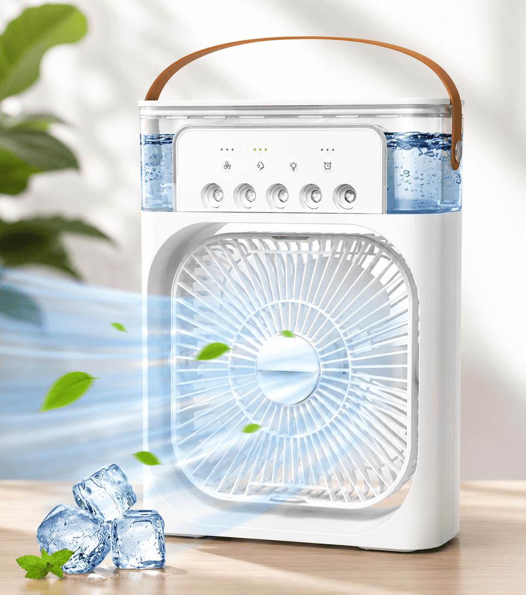 Mini Enfriador de Aire con Agua y Hielo -❄️ BreezeLift®